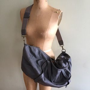 Large Leather Duffel Bag